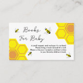 Bienenstudienbücher für Baby Begleitkarte (Vorderseite)