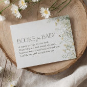 Bienenstudienbücher für Baby Begleitkarte