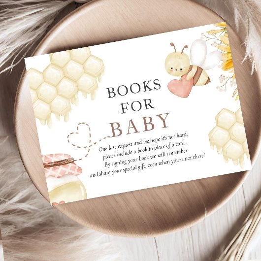 Bienenstudienbücher für Baby Begleitkarte