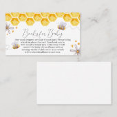 Bienenstudienbücher für Baby Visitenkarte (Vorne/Hinten)