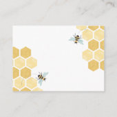 Bienenstudio-Honigwabenbücher für Babys Begleitkarte (Rückseite)