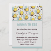 Bienenstudio Mama zu Bienenstock Einladung (Vorderseite)