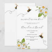 Bienenstudio Mommy soll so süß wie möglich sein Einladung (Vorne/Hinten)