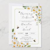 Bienenstudio Mommy soll so süß wie möglich sein Einladung (Vorderseite)