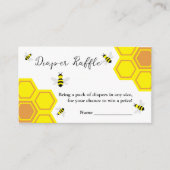 Bienenstuhldusche Begleitkarte (Vorderseite)