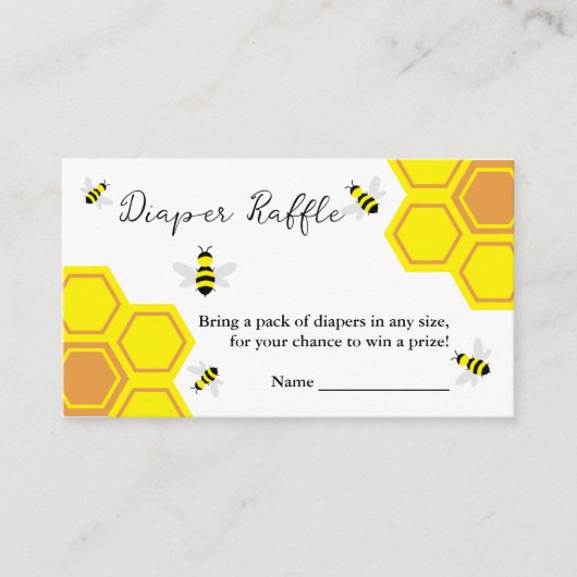 Bienenstuhldusche Begleitkarte (Vorderseite)