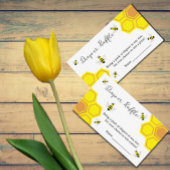 Bienenstuhldusche Begleitkarte