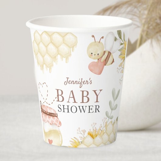 Bienenstuhlpapier-Cups Pappbecher