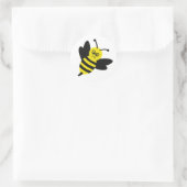 Bienensymbol Runder Aufkleber (Tasche)