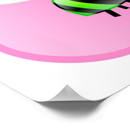 Bienensymbole Poster (Ecke)