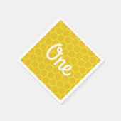 Bienentag 1. Geburtstag Party Napkins Serviette (Ecke)