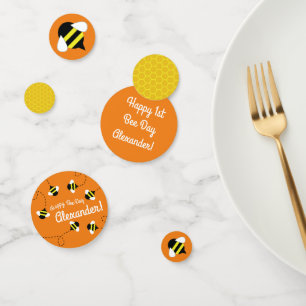 Bienentag 1. Geburtstag Party Tischdekor Confetti Konfetti