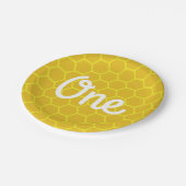 Bienentag 1. Geburtstag Teller (Schrägansicht)