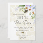 Bienentag - Einladung (Vorne/Hinten)