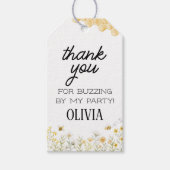 Bienentag Geburtstag Danke Geschenk-Tags Geschenkanhänger (Vorderseite)