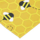 Bienentag Niedlich Honeycomb Erster Geburtstag Tis Tischdecke (Schrägansicht)