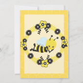 Bienentag Party Geburtstagsfeier Einladung (Rückseite)