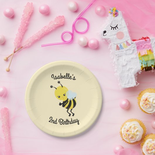 Bienentag-Party Personalisierte Teller (Party)