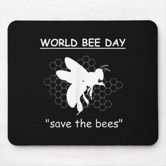 Bienentage - Rett der Bienen - Umwelt Mousepad (Vorne)