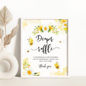 Bienentaucher-Baby-Duschzeichen Poster