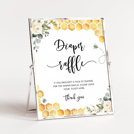 Bienentaucher-Baby-Duschzeichen Poster