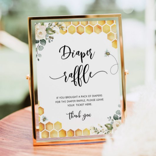 Bienentaucher-Baby-Duschzeichen Poster