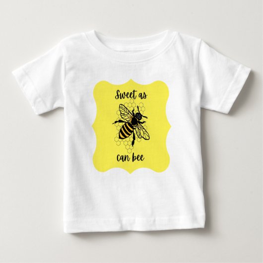 Bienentee Baby T-shirt (Vorderseite)