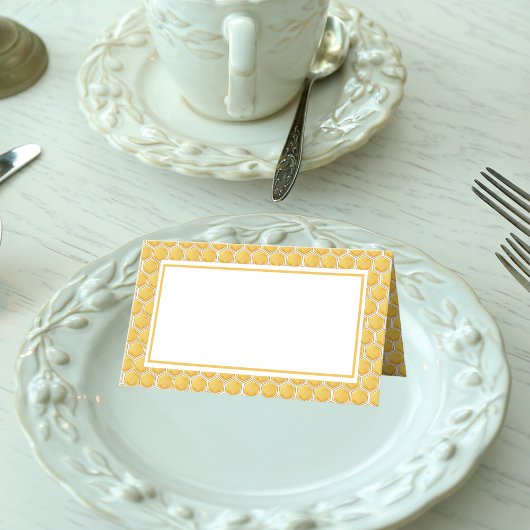 Bienenthema Honeycomb Erste Bienentags-Lebensmitte Platzkarte