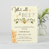 Bienenthema - Party Einladung (Stehend Vorderseite)