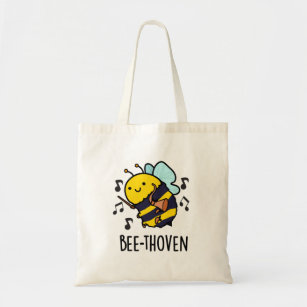 Bienenthoven Funny Music Bee Pun Tragetasche