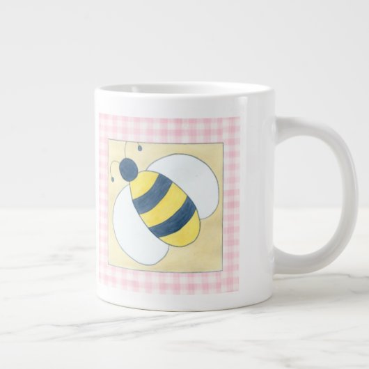 Bienentrio mit Blume Jumbo-Tasse (Rechts)