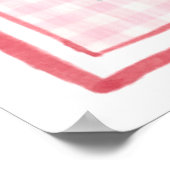 Bienentrio mit Blume Poster (Ecke)