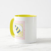 Bienentrio mit Blume Tasse (Vorderseite Links)