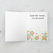 Bienenunterer Geburtstag Karte (Innenseite)