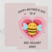 Bienenvölker Feiertagskarte (Vorne/Hinten)