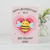 Bienenvölker Feiertagskarte (Stehend Vorderseite)