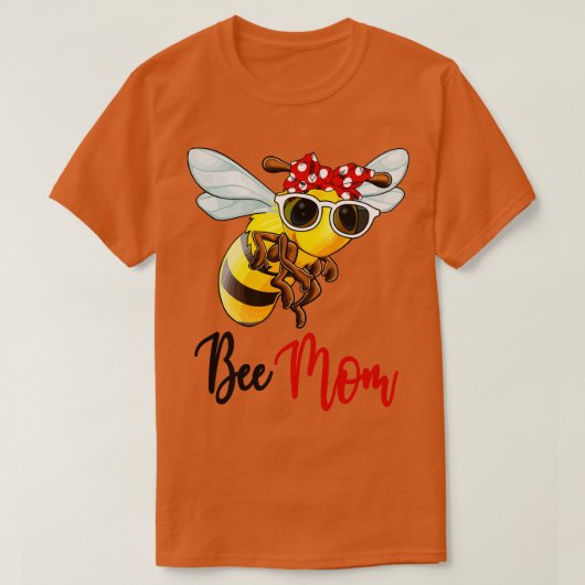 Bienenvölker Mama Bandana T-Shirt (Design vorne)