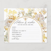 Bienenvölker und Wünsche Brautparty-Karte (Vorderseite)