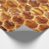 Bienenwabe Geschenkpapier (Ecke)