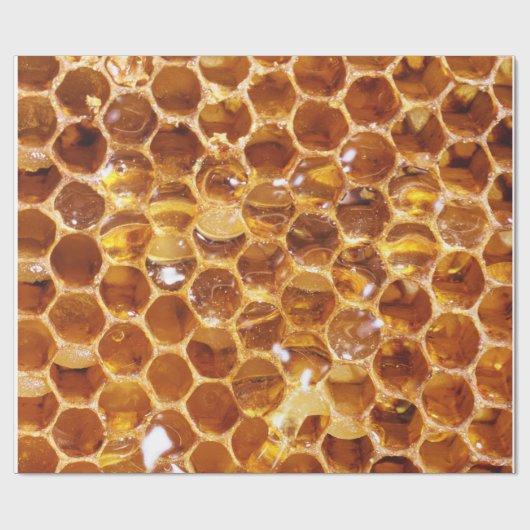 Bienenwabe Geschenkpapier (Flach)