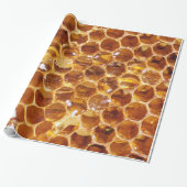 Bienenwabe Geschenkpapier (Ungerollt)