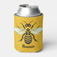 Bienenwabe Personalisiert Name Honeybee Hive