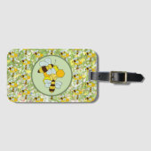 Bienenwaben  gepäckanhänger (Vorderseite (Horizontal))