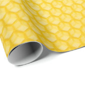 Bienenwaben Geschenkpapier (Rolleneckpunkt)