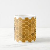Bienenwaben-Hummel-Bienen Kaffeetasse (Mittel)