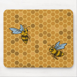 Bienenwaben-Hummel-Bienen Mousepad