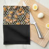 Bienenwaben-und Honig-Bienen-Tuch Handtuch (Viertel Falte)