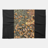 Bienenwaben-und Honig-Bienen-Tuch Handtuch (Horizontal)