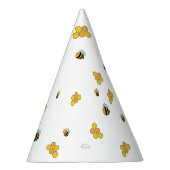 Bienenwabenkraub Gemustert Partyhütchen (Rechts)