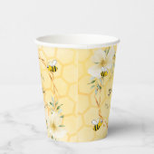 Bienenwabenkraut Blumengarten Brautparty Pappbecher (Rechts)